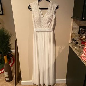 Aidan Mattox BHLDN wedding dress